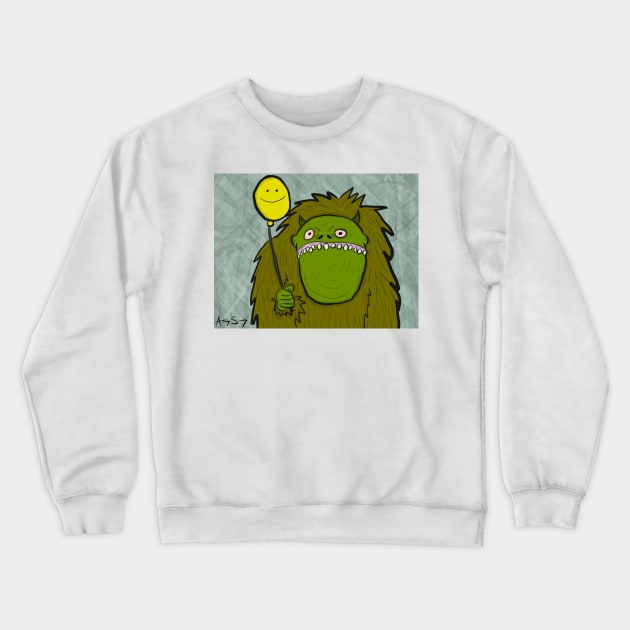 Monster Depression Crewneck Sweatshirt by mynameissavage